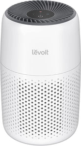 Air Purifiers for Bedroom Home, 3-In-1 Filter Cleaner with Fragrance Sponge for Better Sleep, Filters Smoke, Allergies, Pet Dander, Odor, Dust, Office, Desktop, Portable, Core Mini-P, White